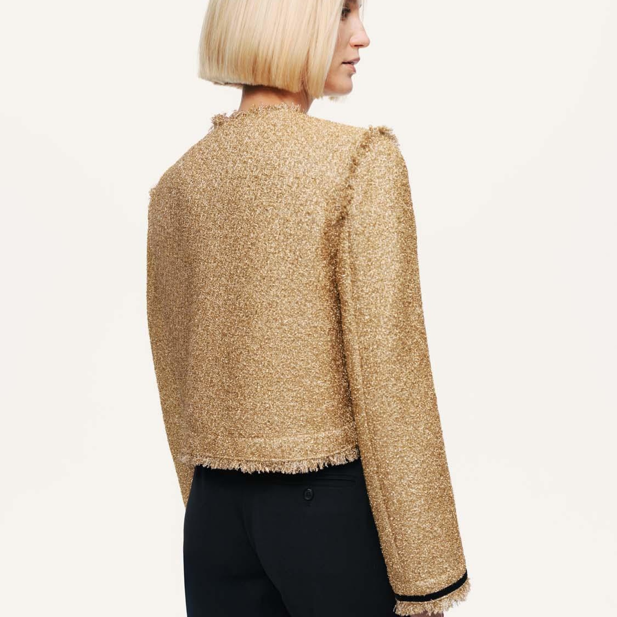 Fiyonk Detaylı Tüvit Ceket