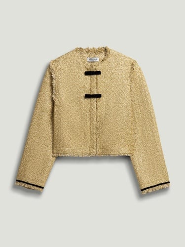  Fiyonk Detaylı Tüvit Ceket