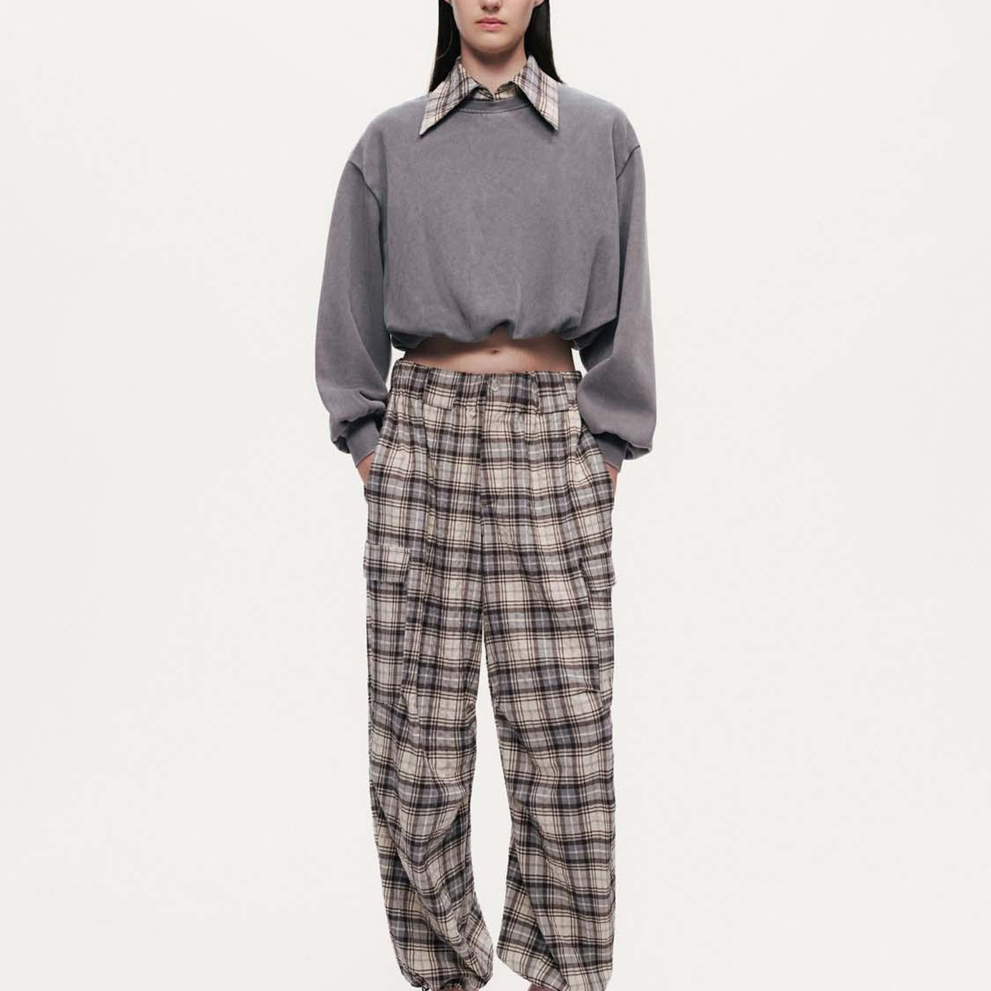 Ekoseli Kargo Pantolon