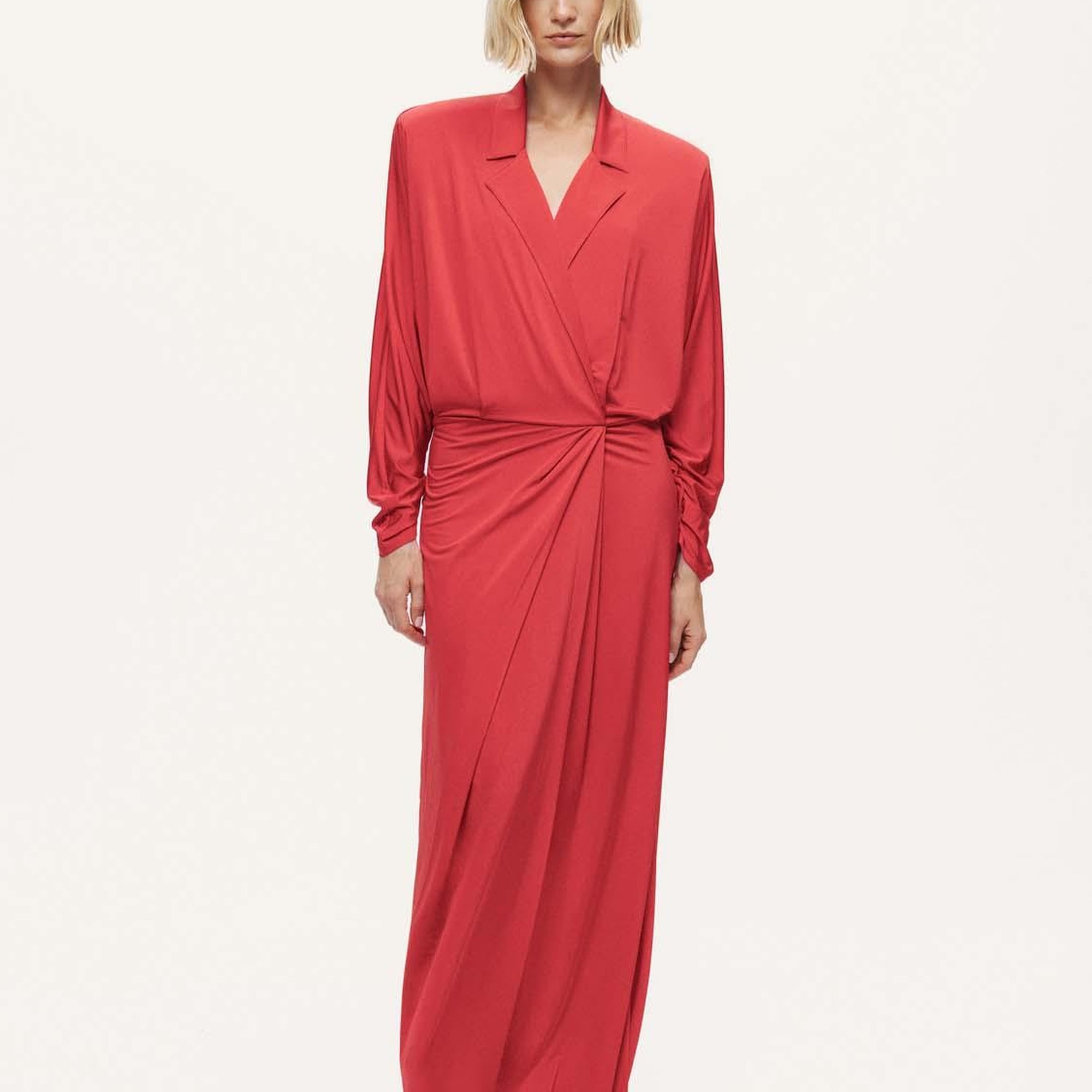 Vatkalı Maxi Elbise