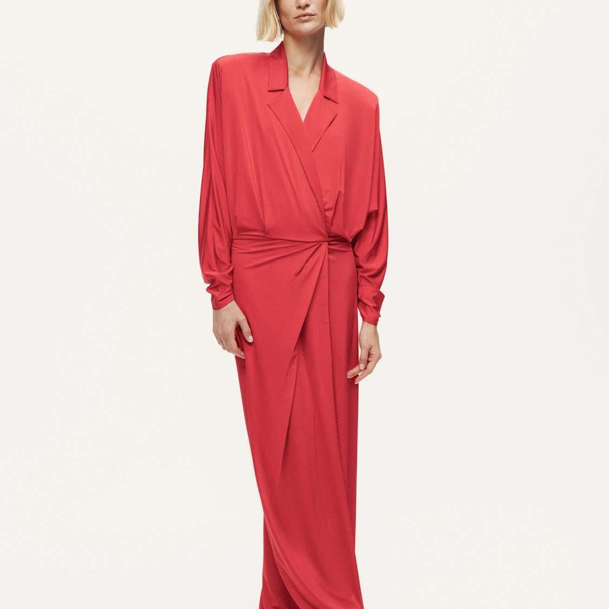 Vatkalı Maxi Elbise