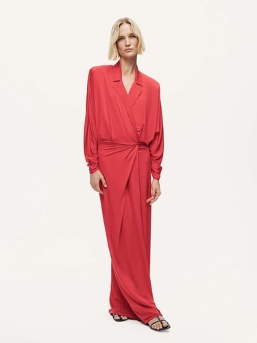  Vatkalı Maxi Elbise