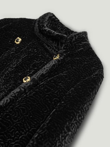  Dik Yaka Süet Ceket