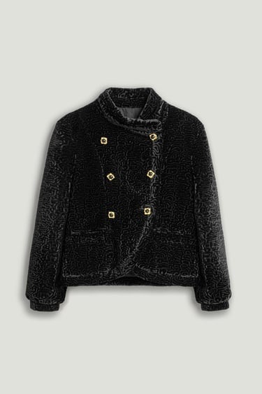  Dik Yaka Süet Ceket