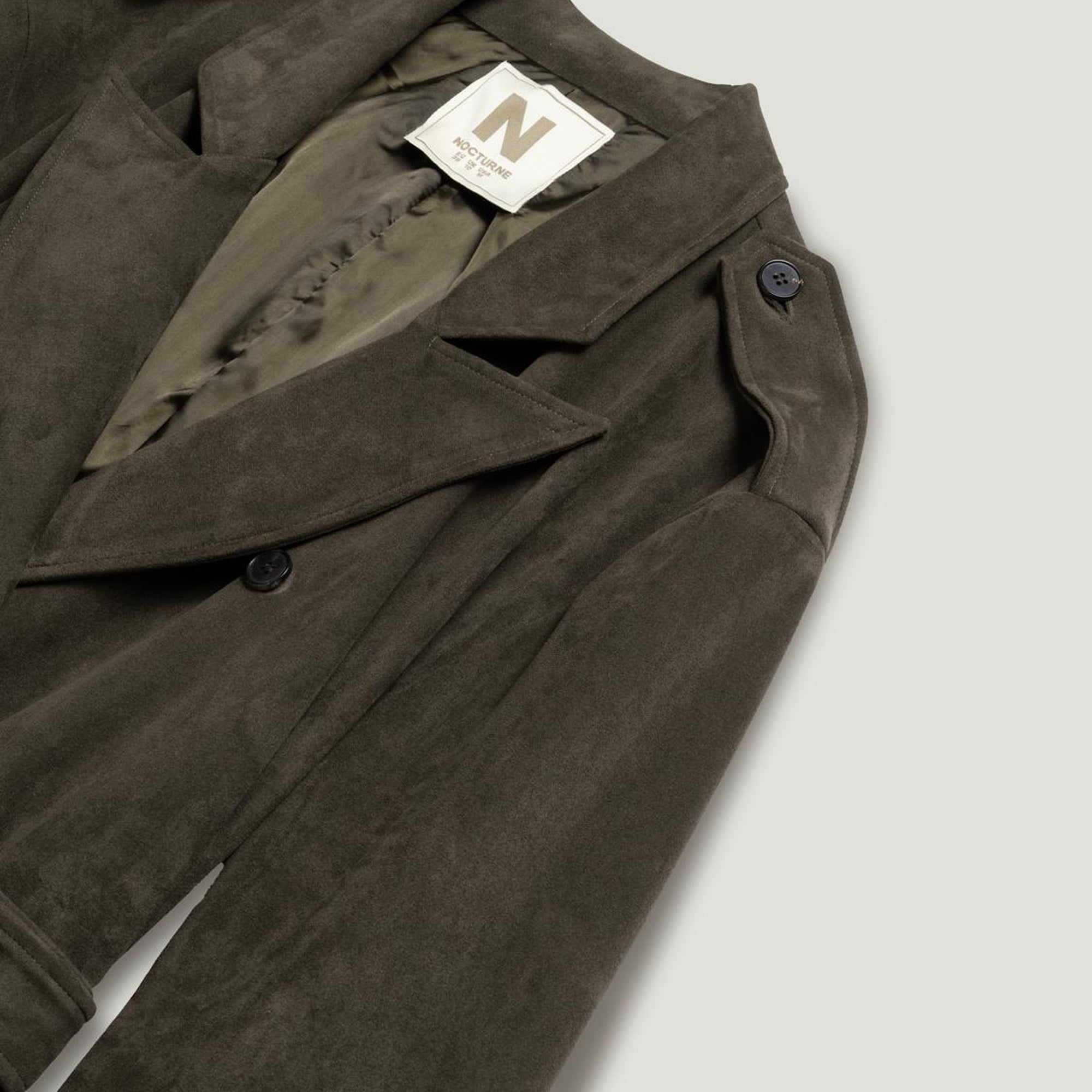 Kemerli Süet Maxi Trençkot