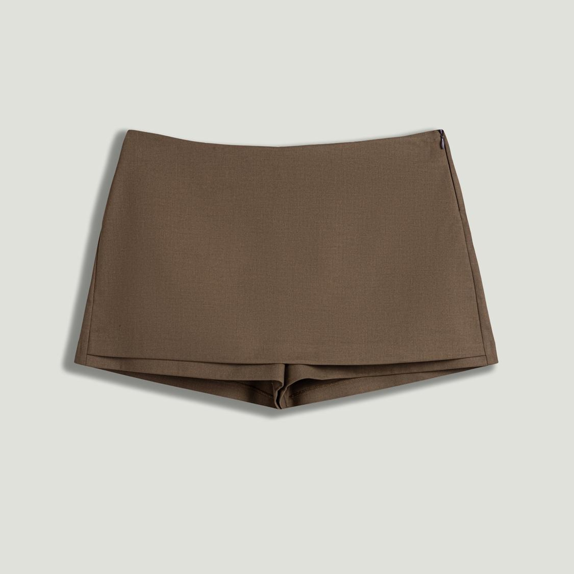 Düşük Bel Mini Şort Etek