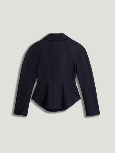  Fermuar ve Düğme Detaylı Ceket