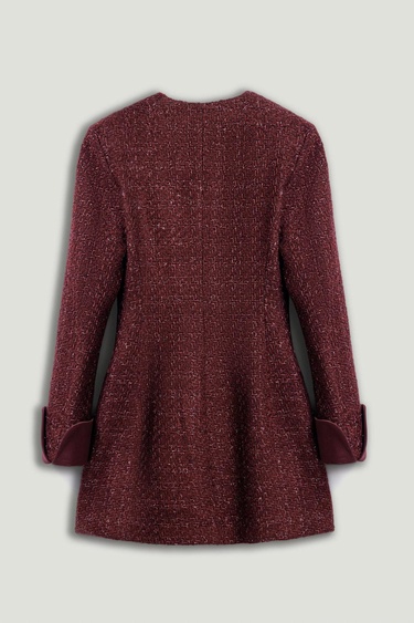  Vatkalı Tüvit Mini Elbise