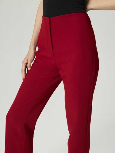  Boru Paça Yırtmaçlı Pantolon