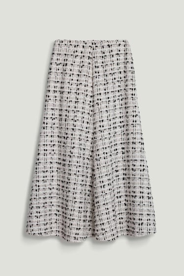  Desenli Midi Çan Etek