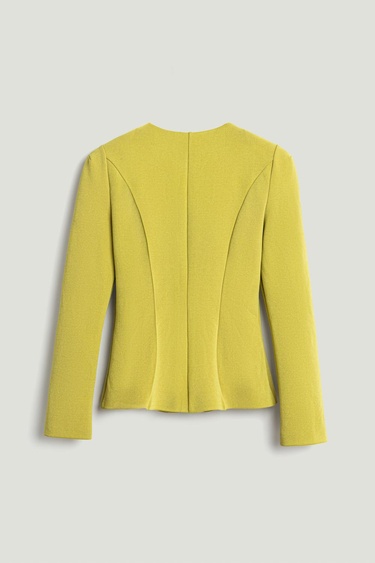  Fermuar Detaylı Vatkalı Bluz