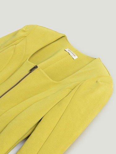  Fermuar Detaylı Vatkalı Bluz