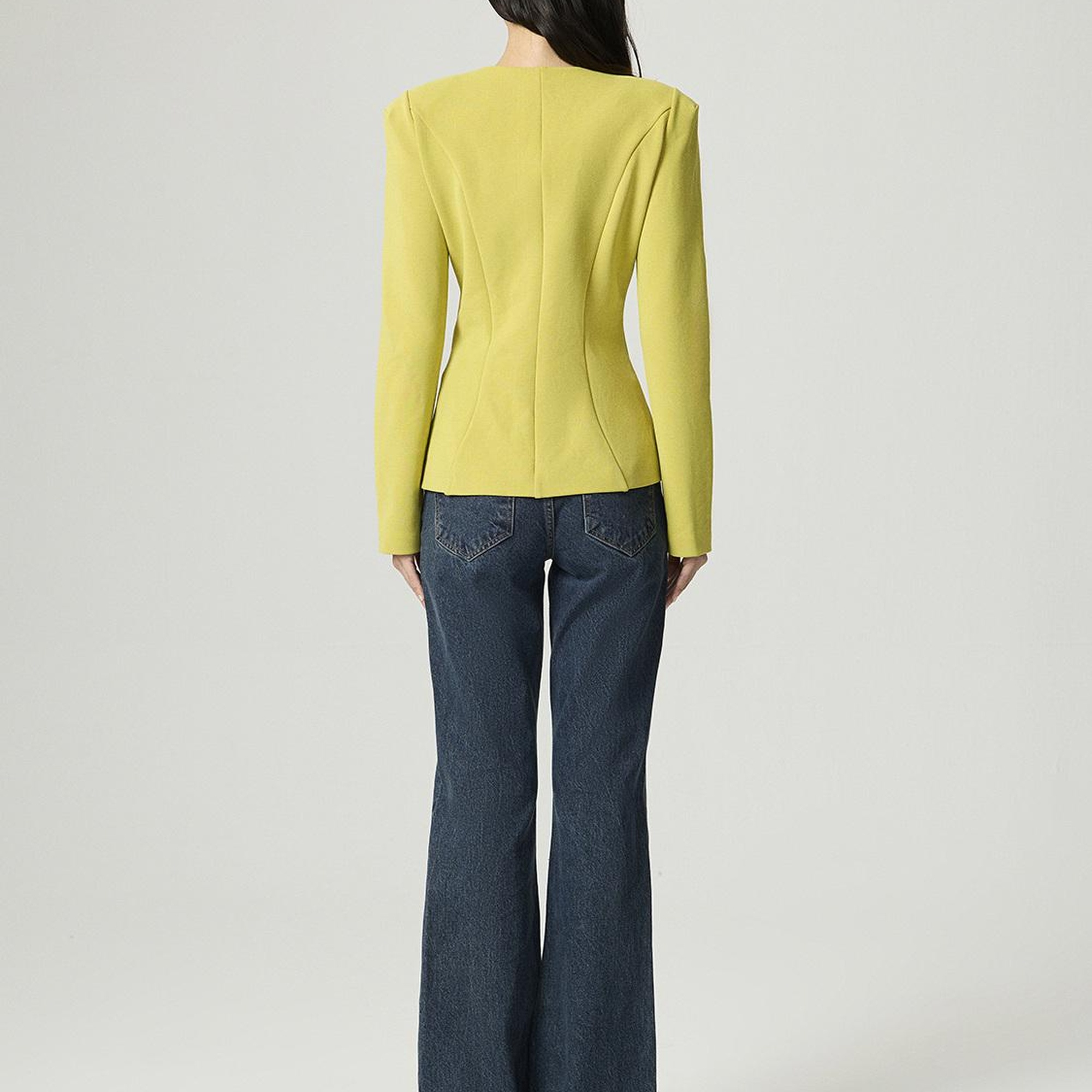 Fermuar Detaylı Vatkalı Bluz