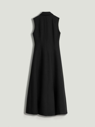  Kruvaze Düğme Kapamalı Maxi Elbise