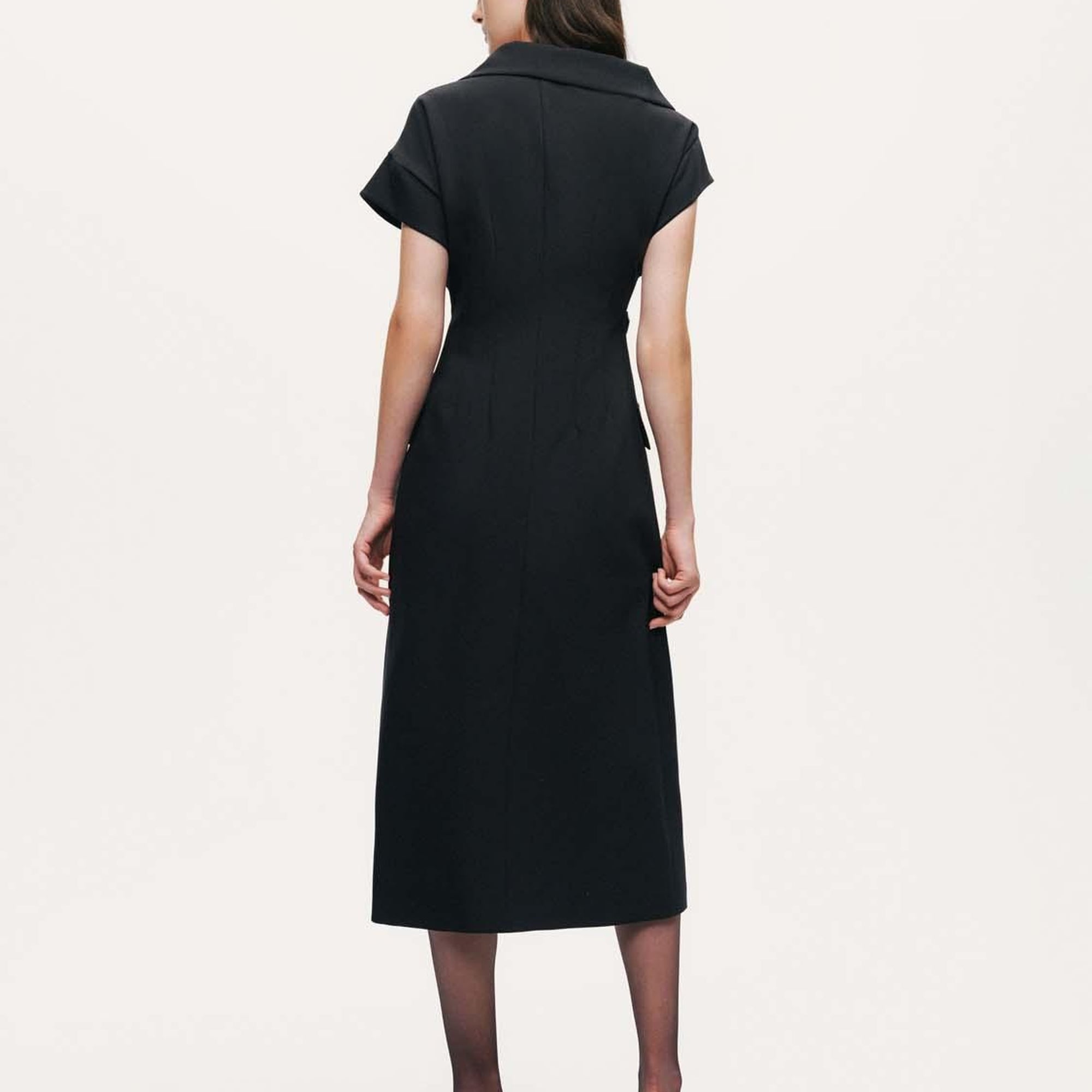 Kemer Detaylı Midi Elbise