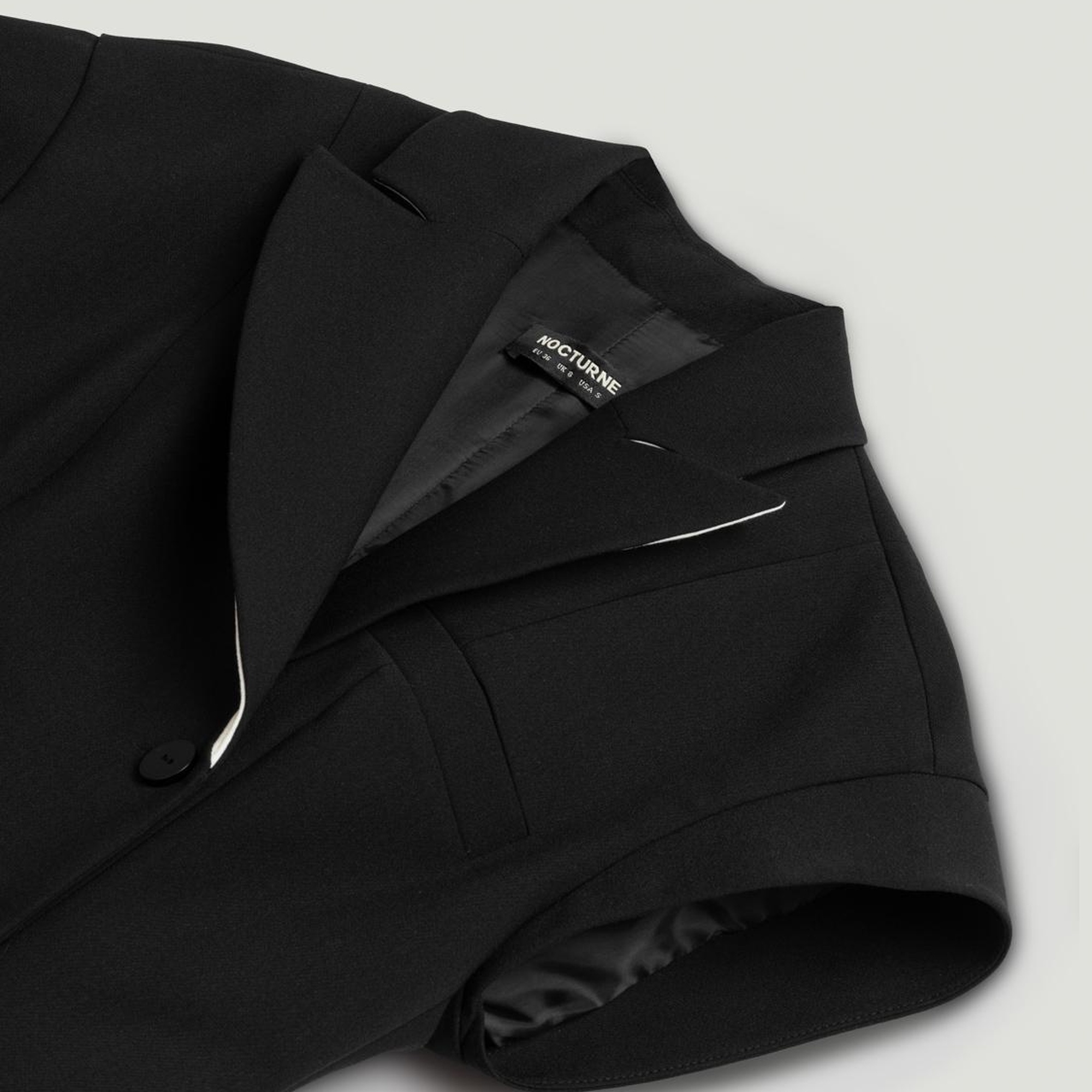 Katlı Kruvaze Yaka Yelek