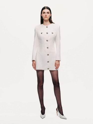  Vatkalı Mini Elbise