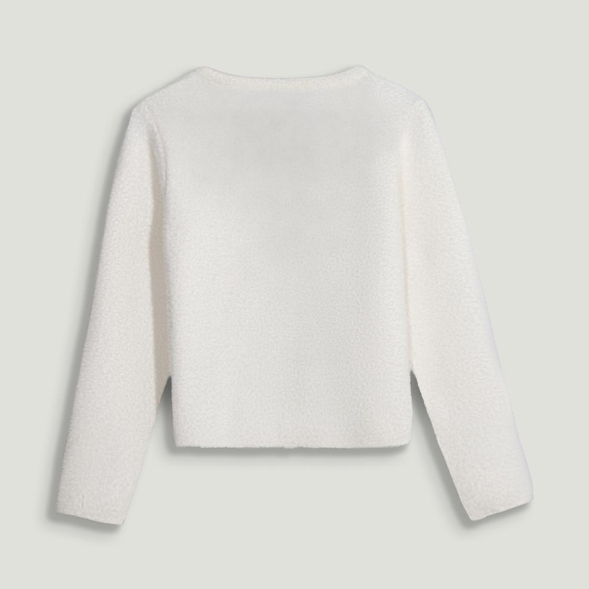 Taşlı Düğme Aksesuarlı Triko