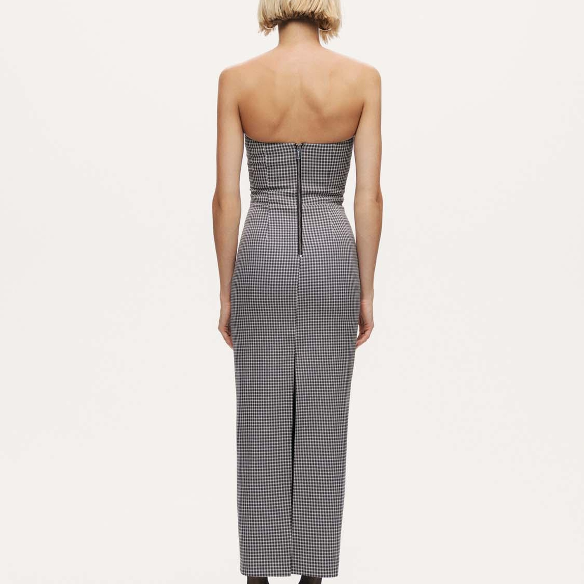 Kalp Yaka Maxi Elbise