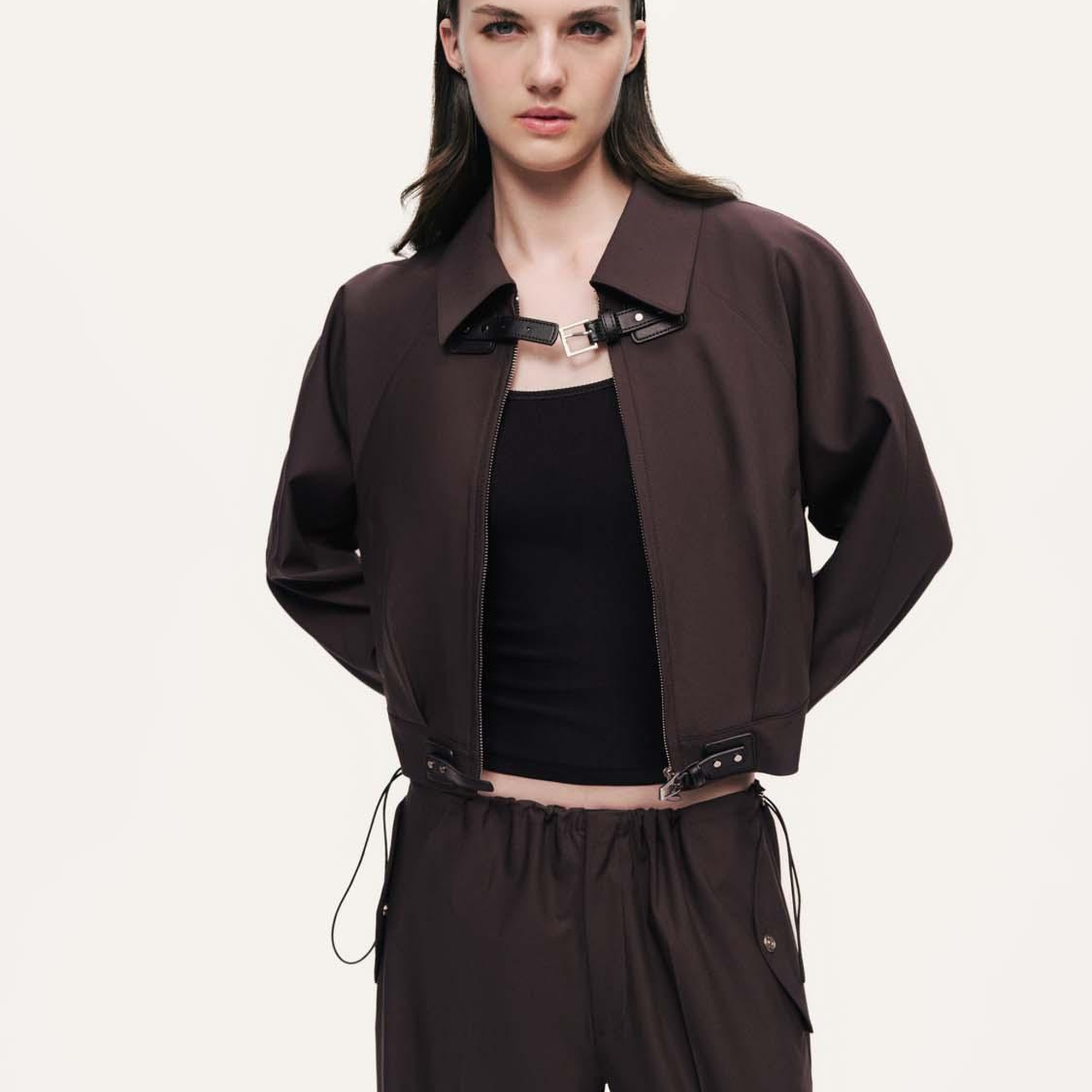 Kemer Detaylı Ceket