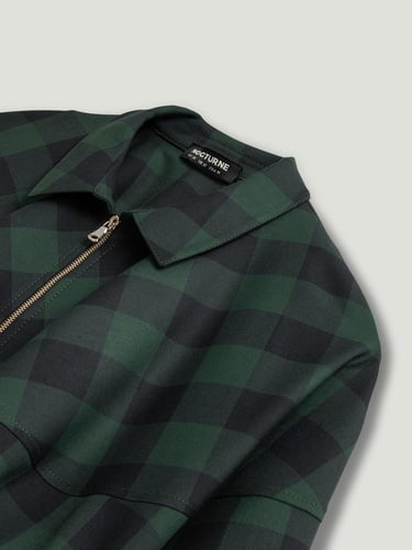  Kareli Dökümlü Ceket