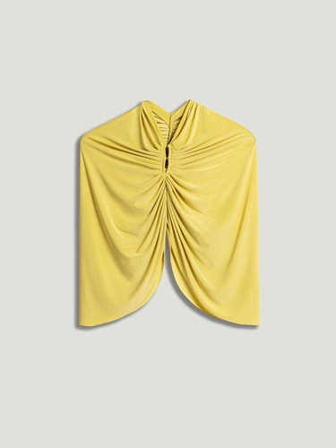  Bolero Detaylı Drapeli Maxi Elbise