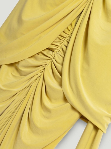  Bolero Detaylı Drapeli Maxi Elbise