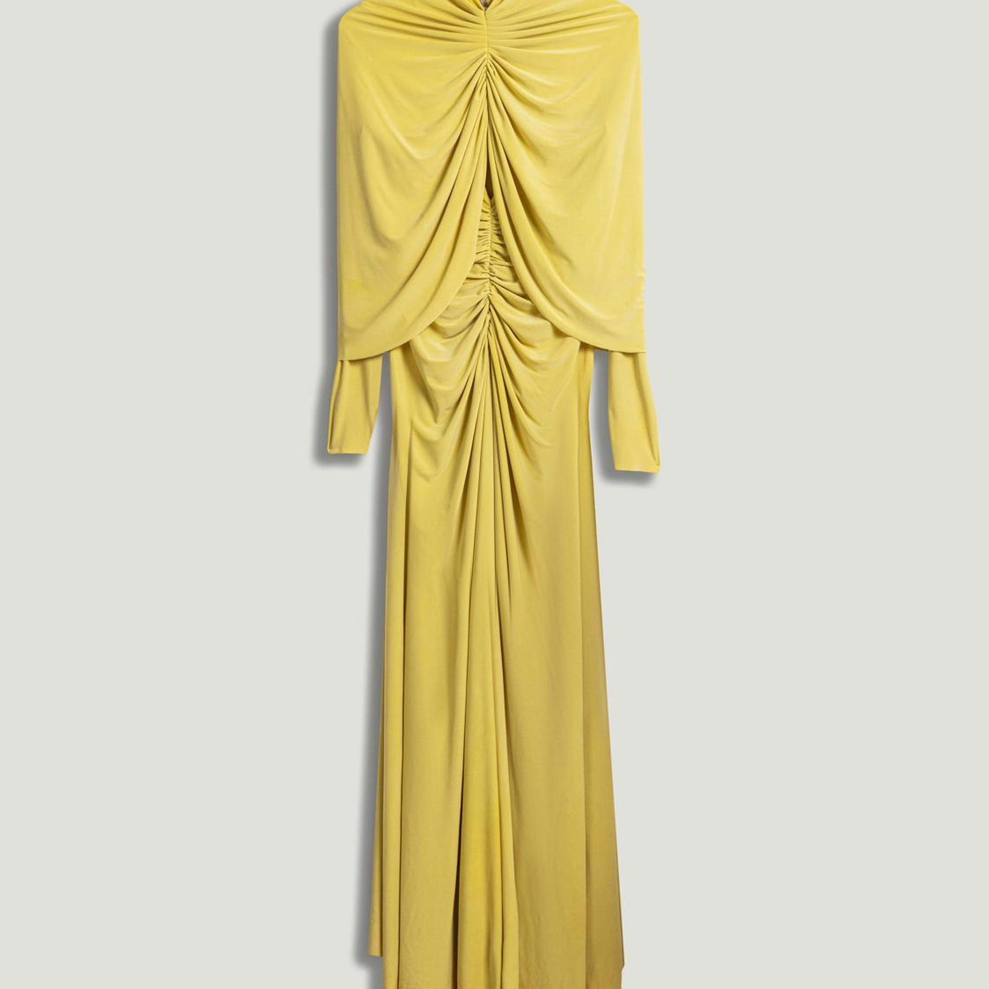 Bolero Detaylı Drapeli Maxi Elbise