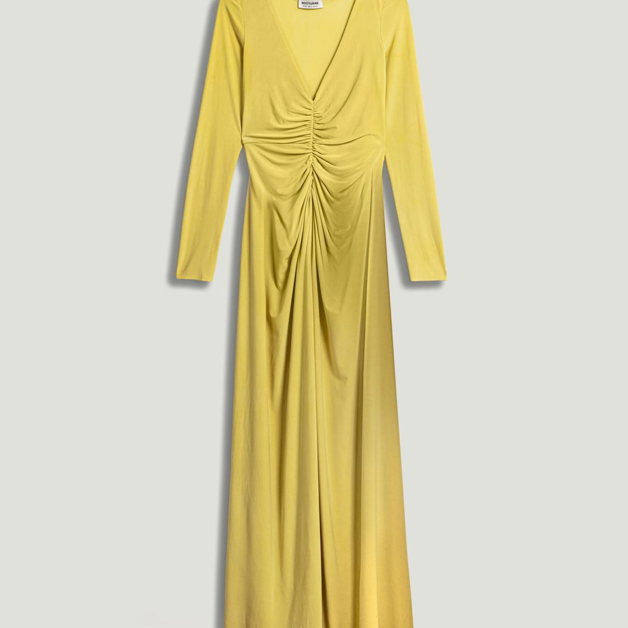 Bolero Detaylı Drapeli Maxi Elbise