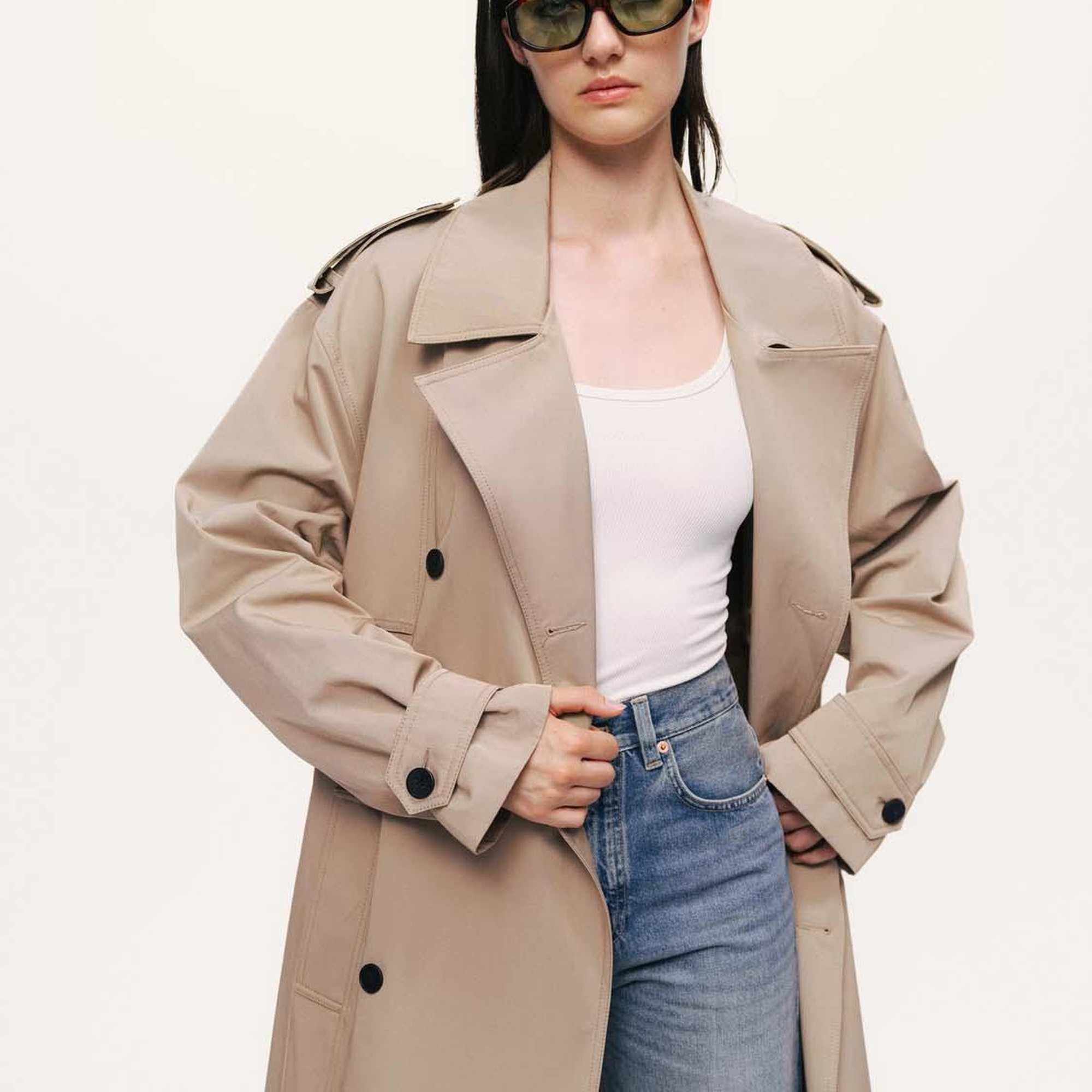 Kemerli Maxi Trençkot