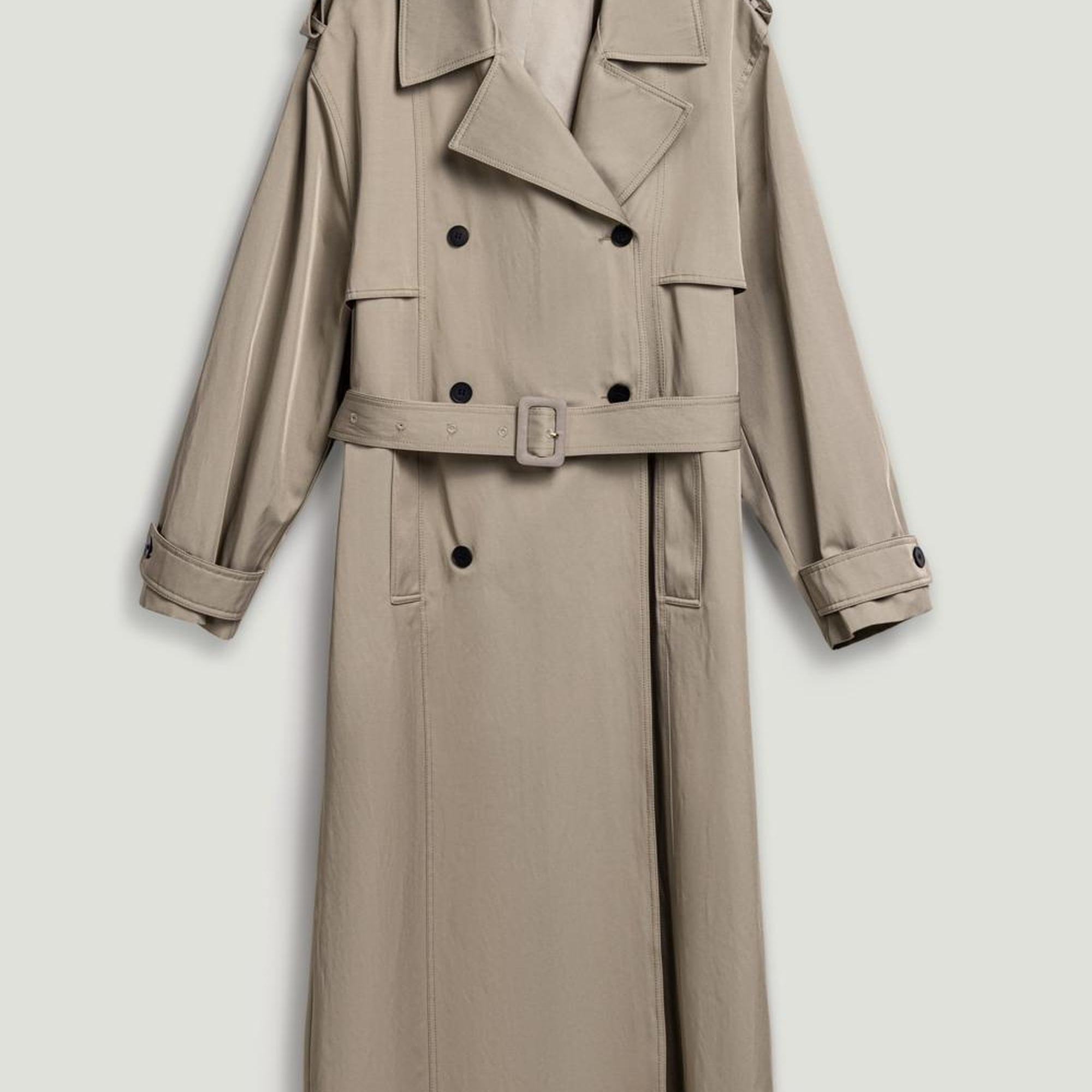 Kemerli Maxi Trençkot