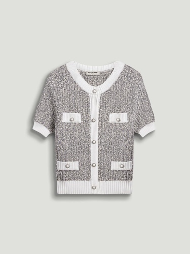  Düğme Aksesuarlı Triko