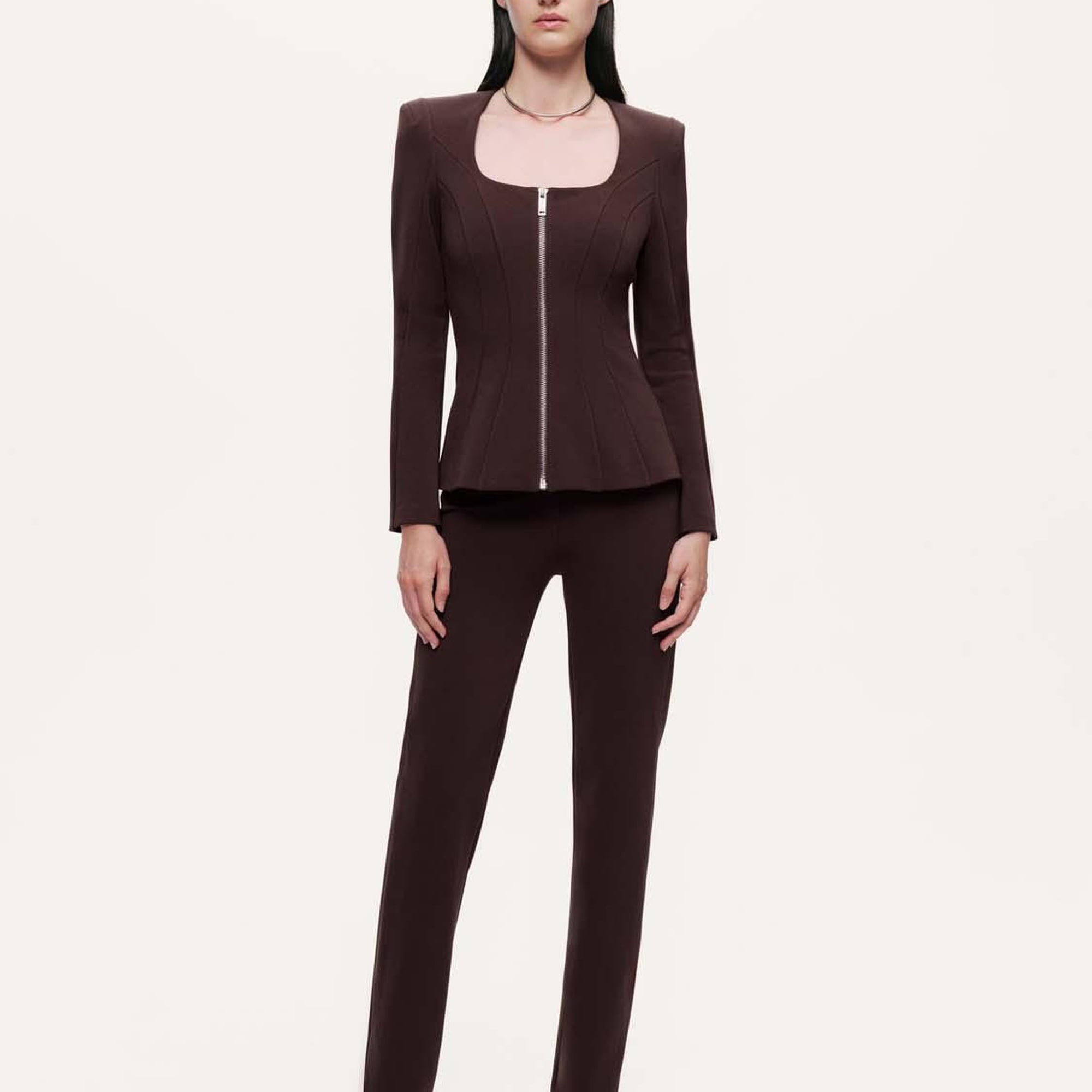 Yırtmaçlı Yüksek Bel Pantolon