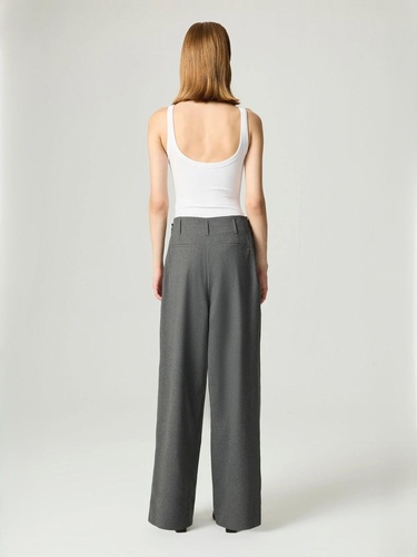  Yüksek Bel Wide Leg Pantolon