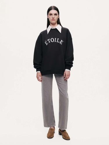  Dokuma Yazılı Sweatshirt