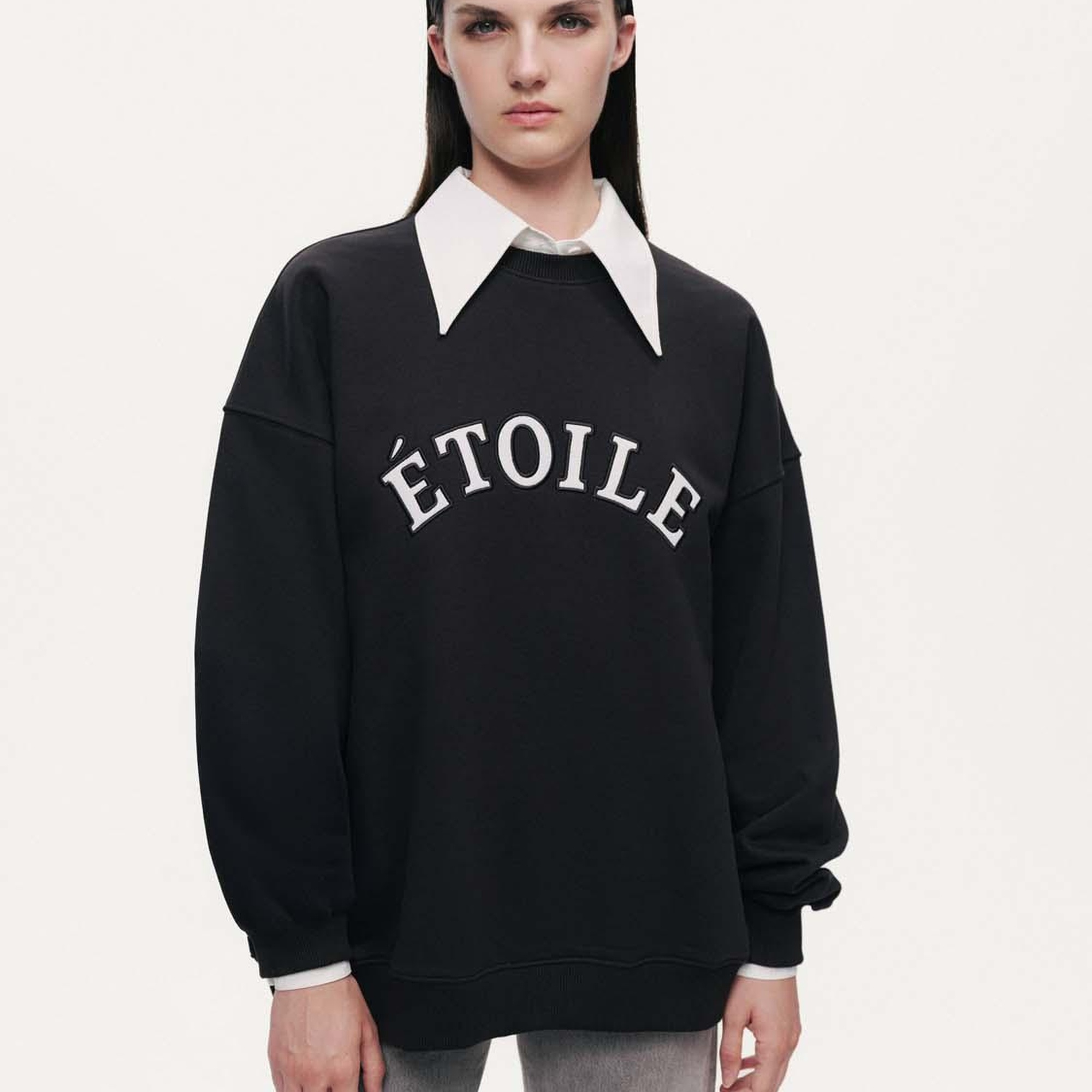 Dokuma Yazılı Sweatshirt