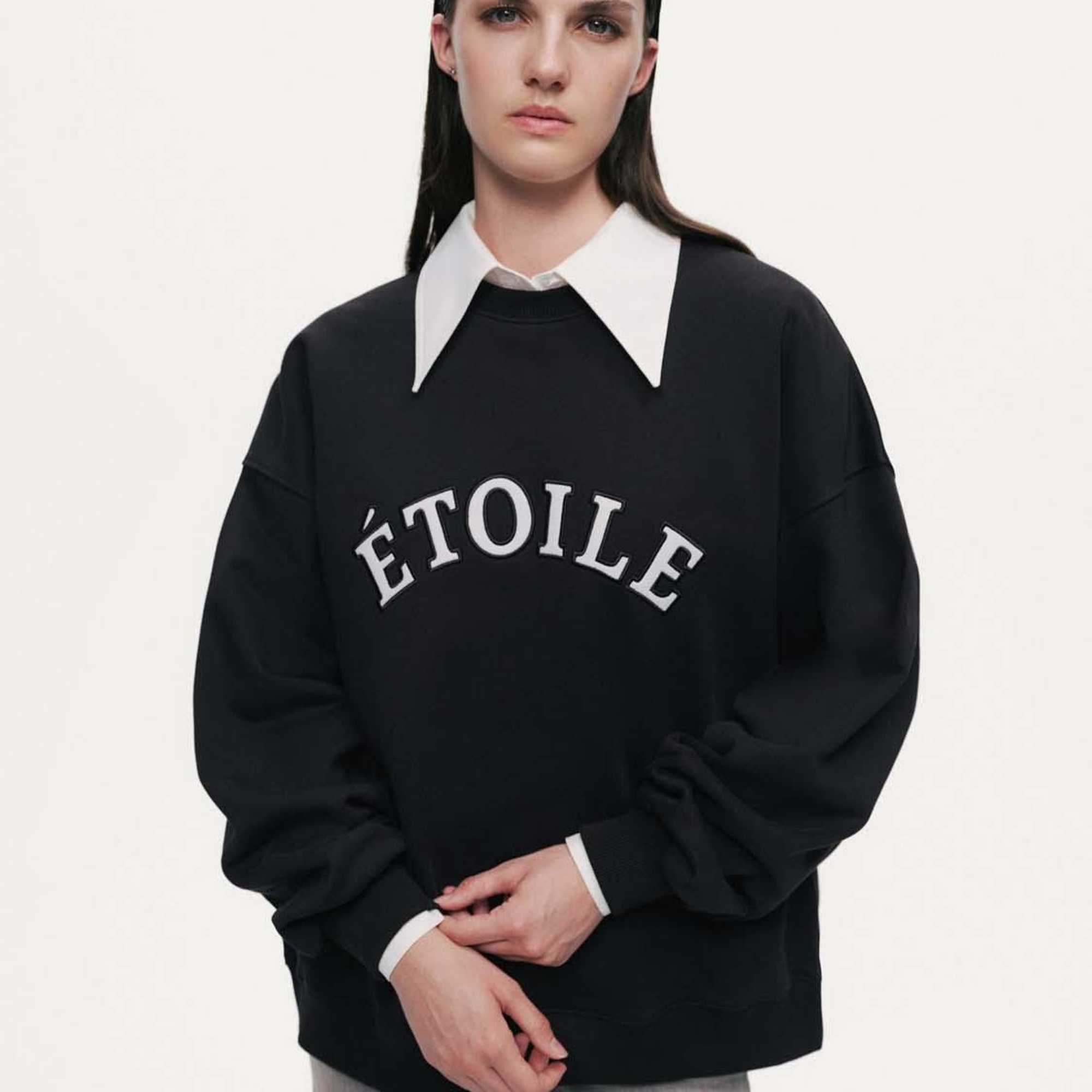 Dokuma Yazılı Sweatshirt