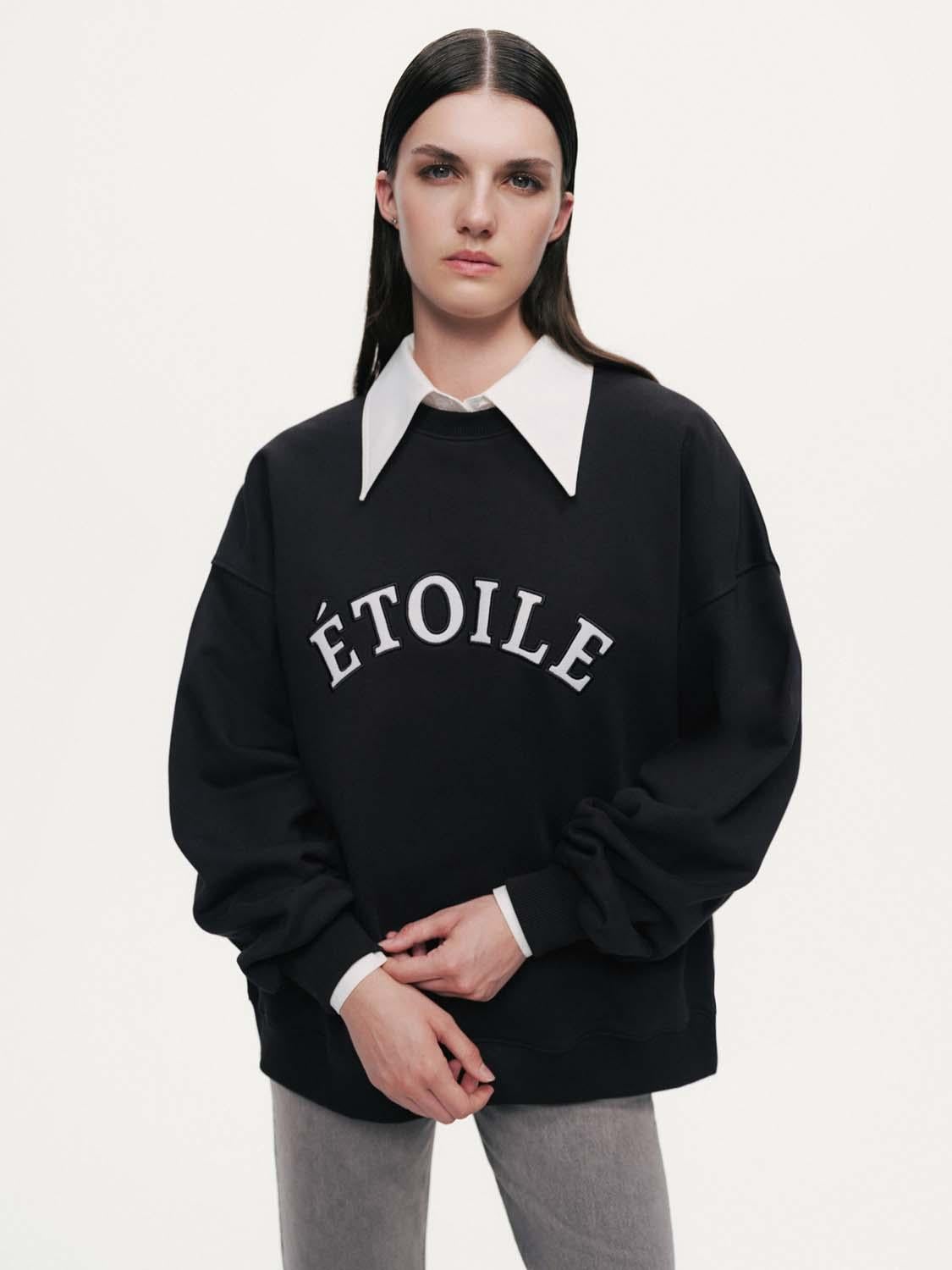  Dokuma Yazılı Sweatshirt