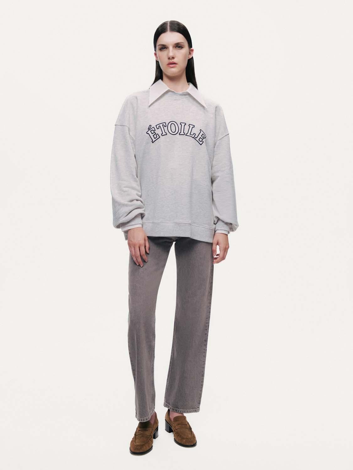  Dokuma Yazılı Sweatshirt