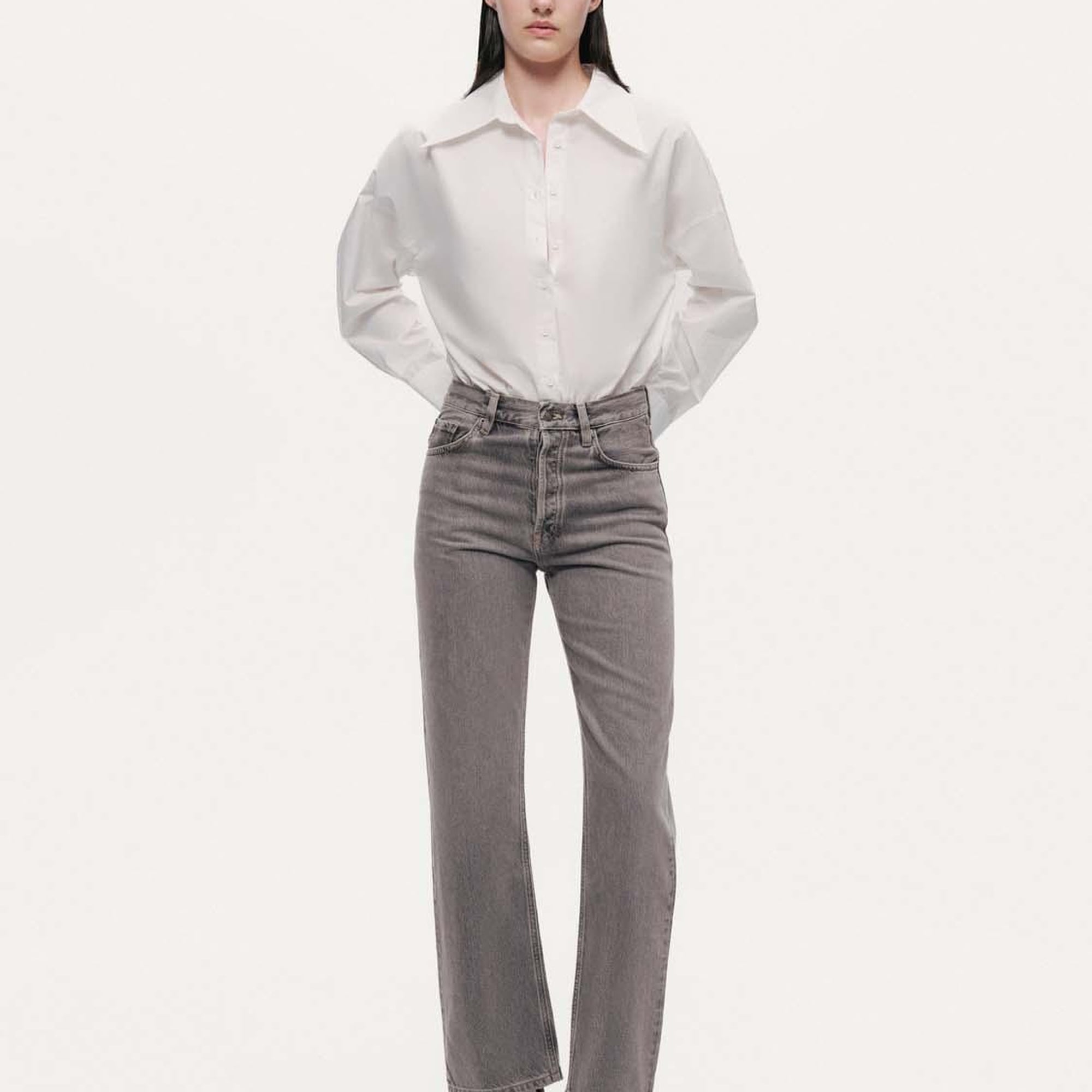 Düz Kesim Jean Pantolon