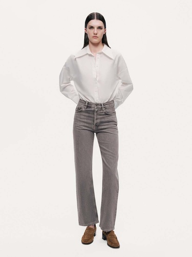  Düz Kesim Jean Pantolon