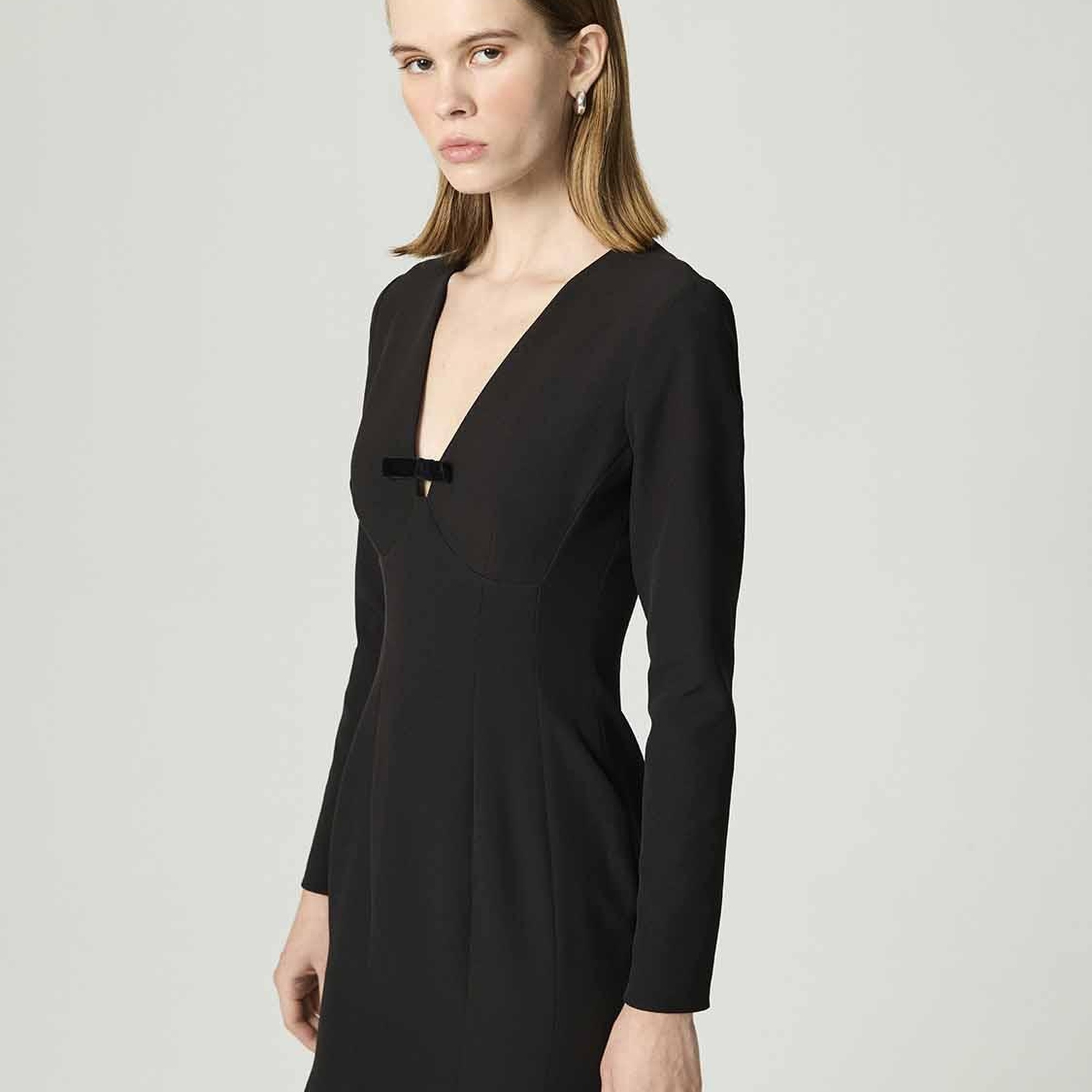 Balık Kesim Maxi Elbise