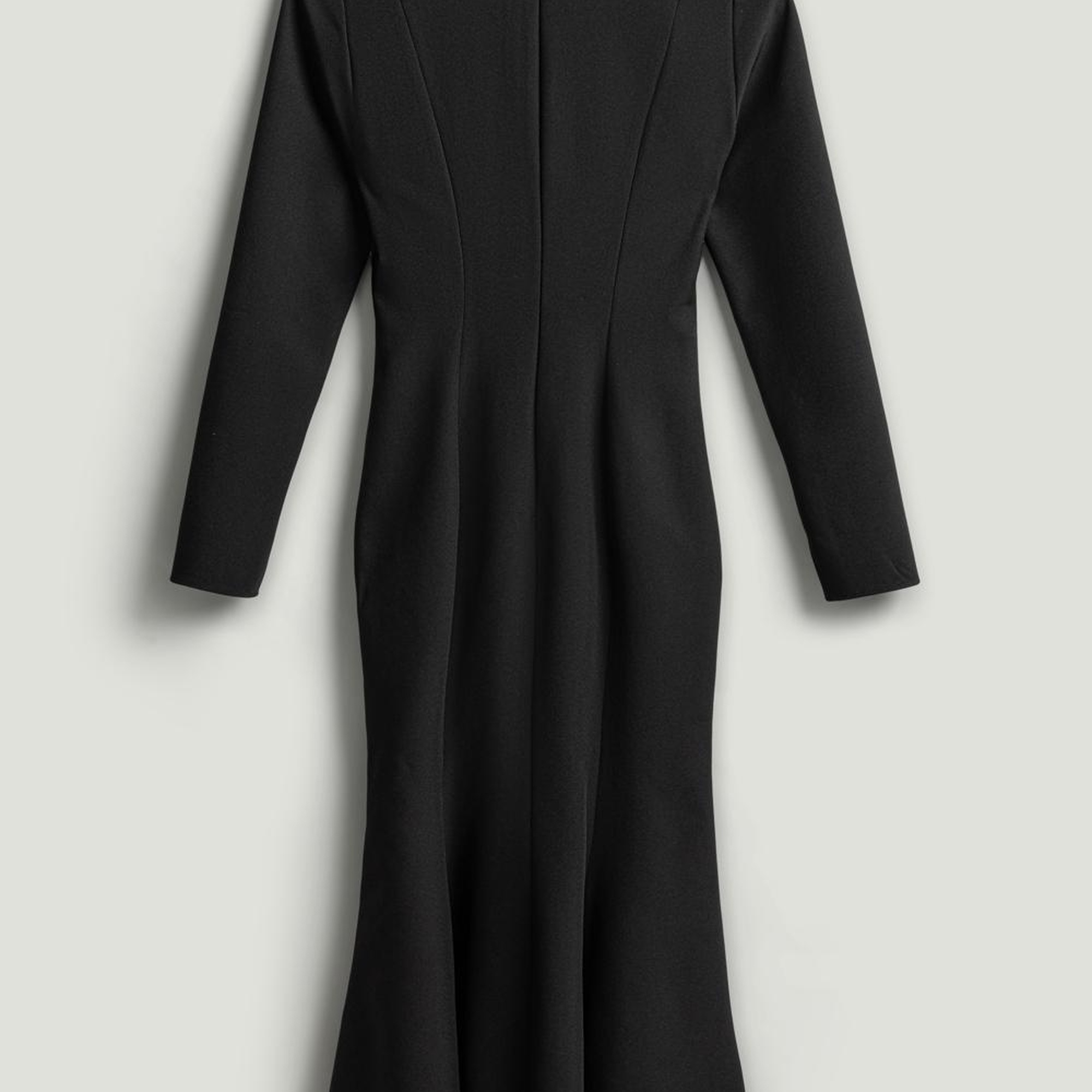 Balık Kesim Maxi Elbise