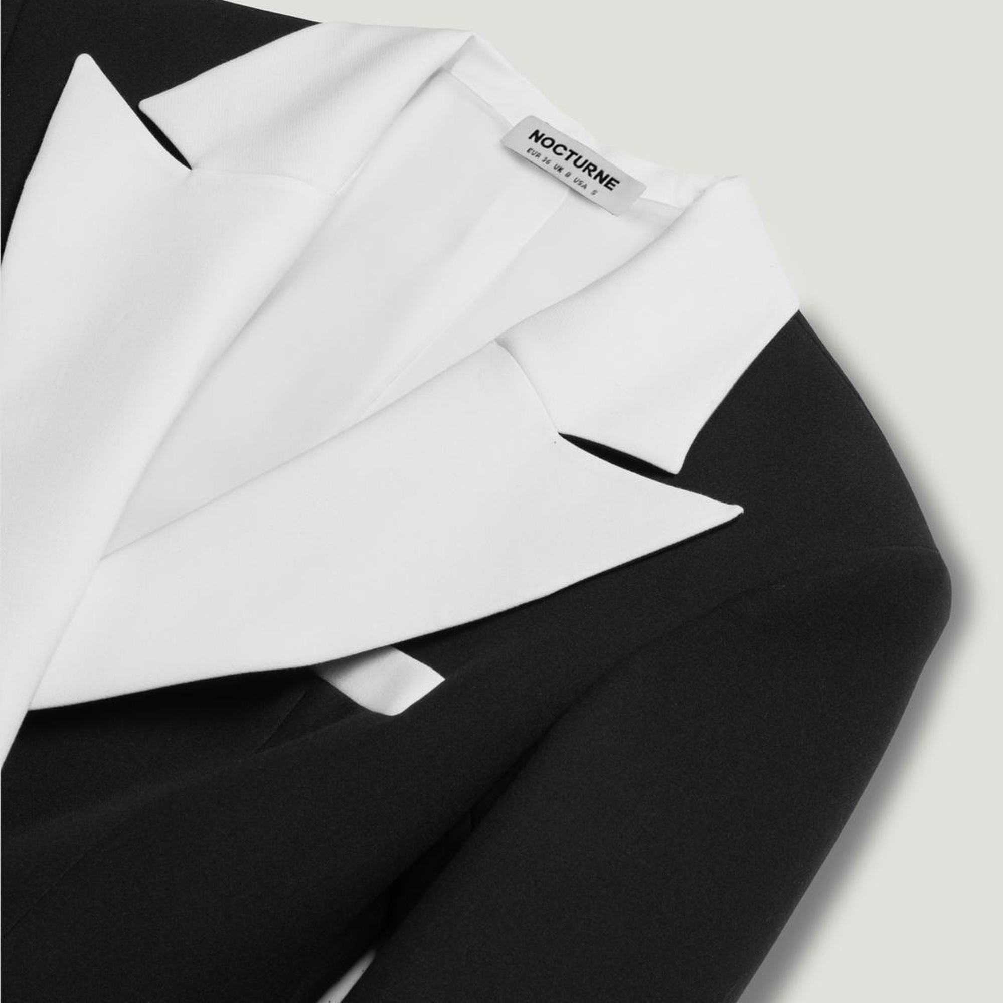 Kontrast Detaylı Mini Elbise