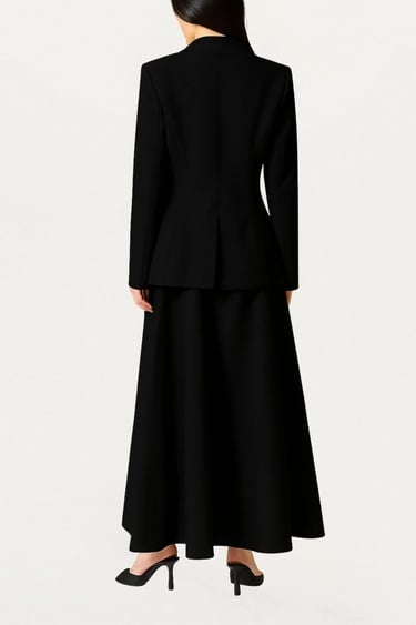  Gold Aksesuarlı Vatkalı Ceket