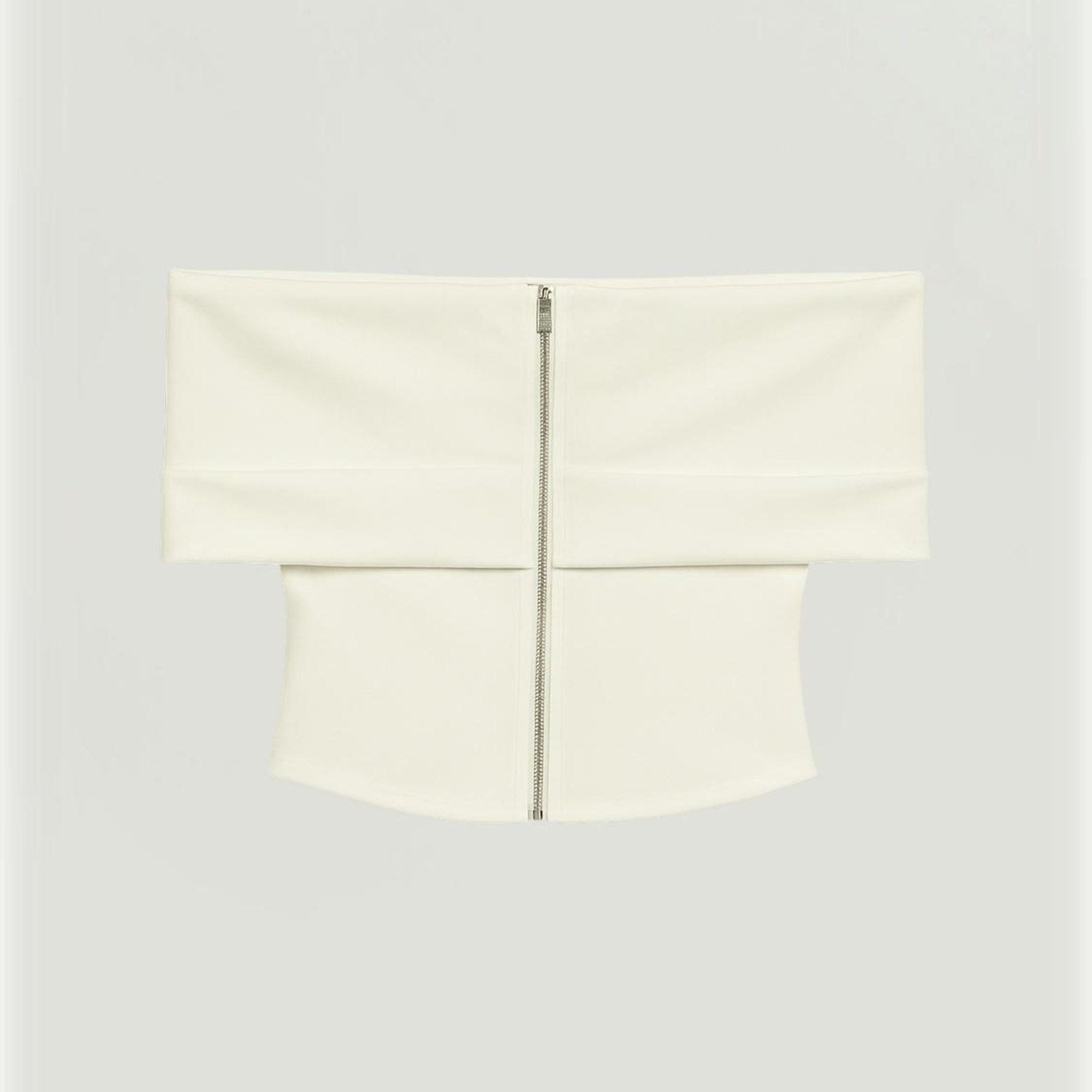 Açık Omuzlu Crop Bluz