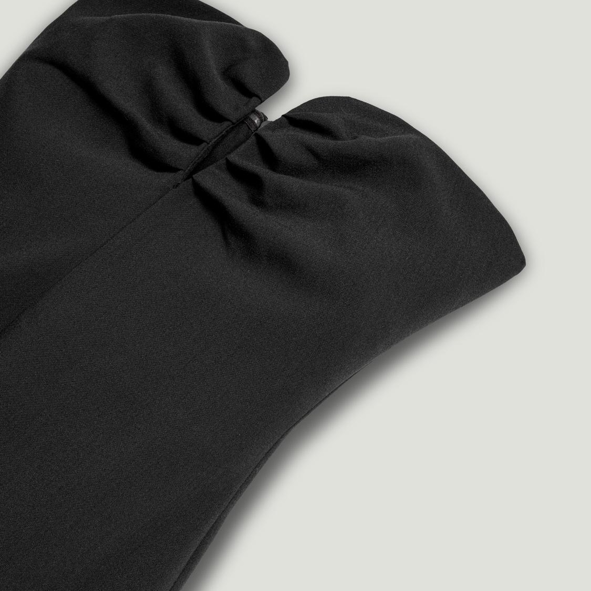 Straplez Kalp Yaka Midi Elbise