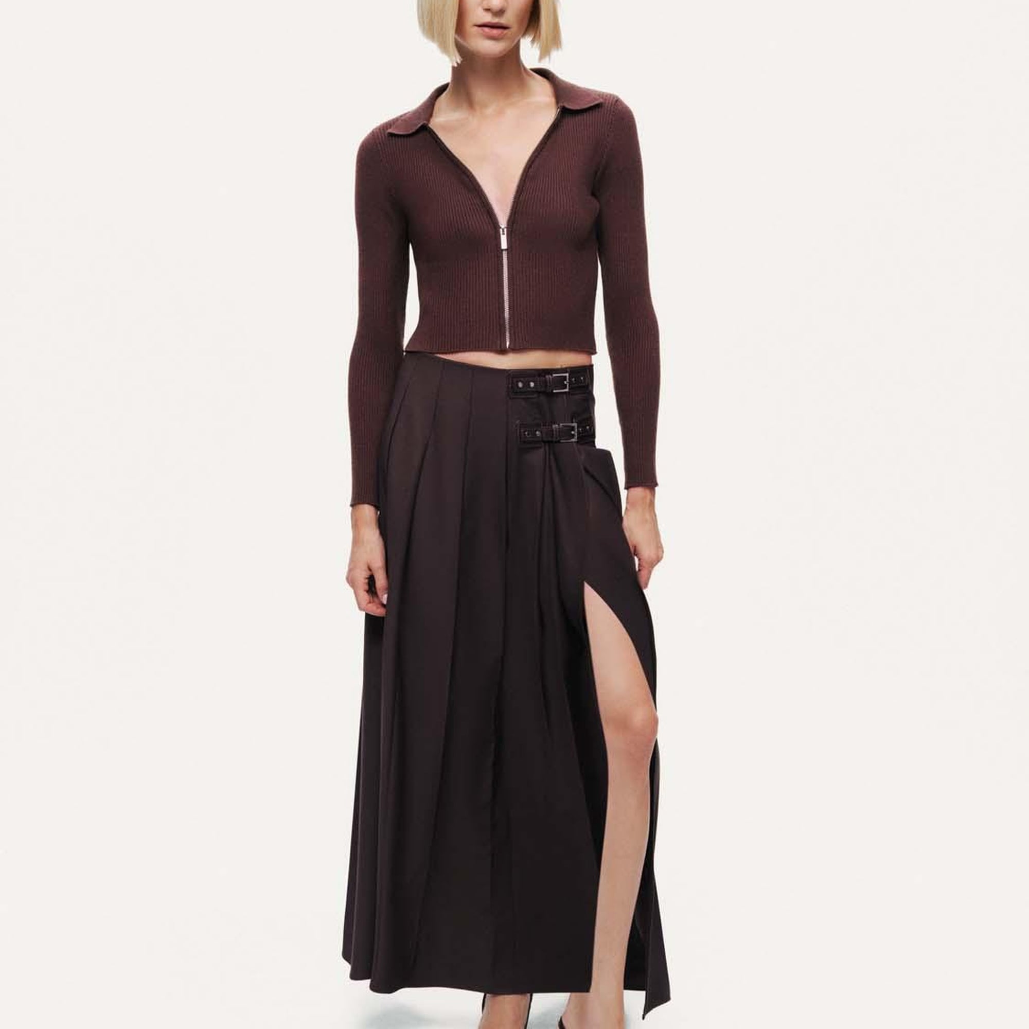 Metal Fermuarlı Triko