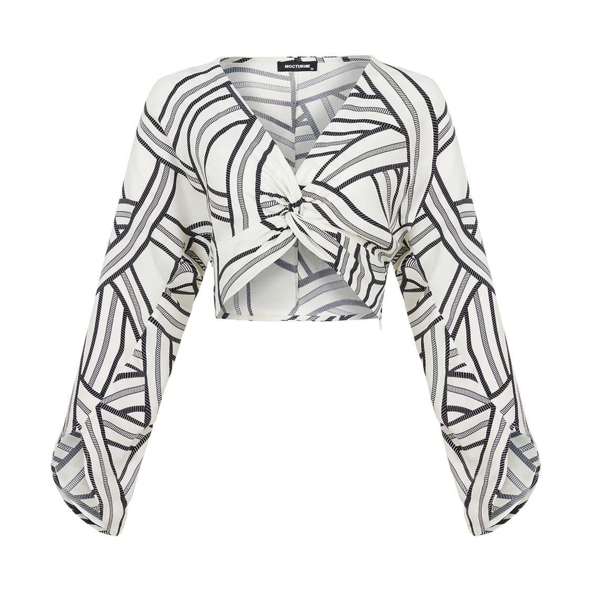 Düğümlü Crop Bluz