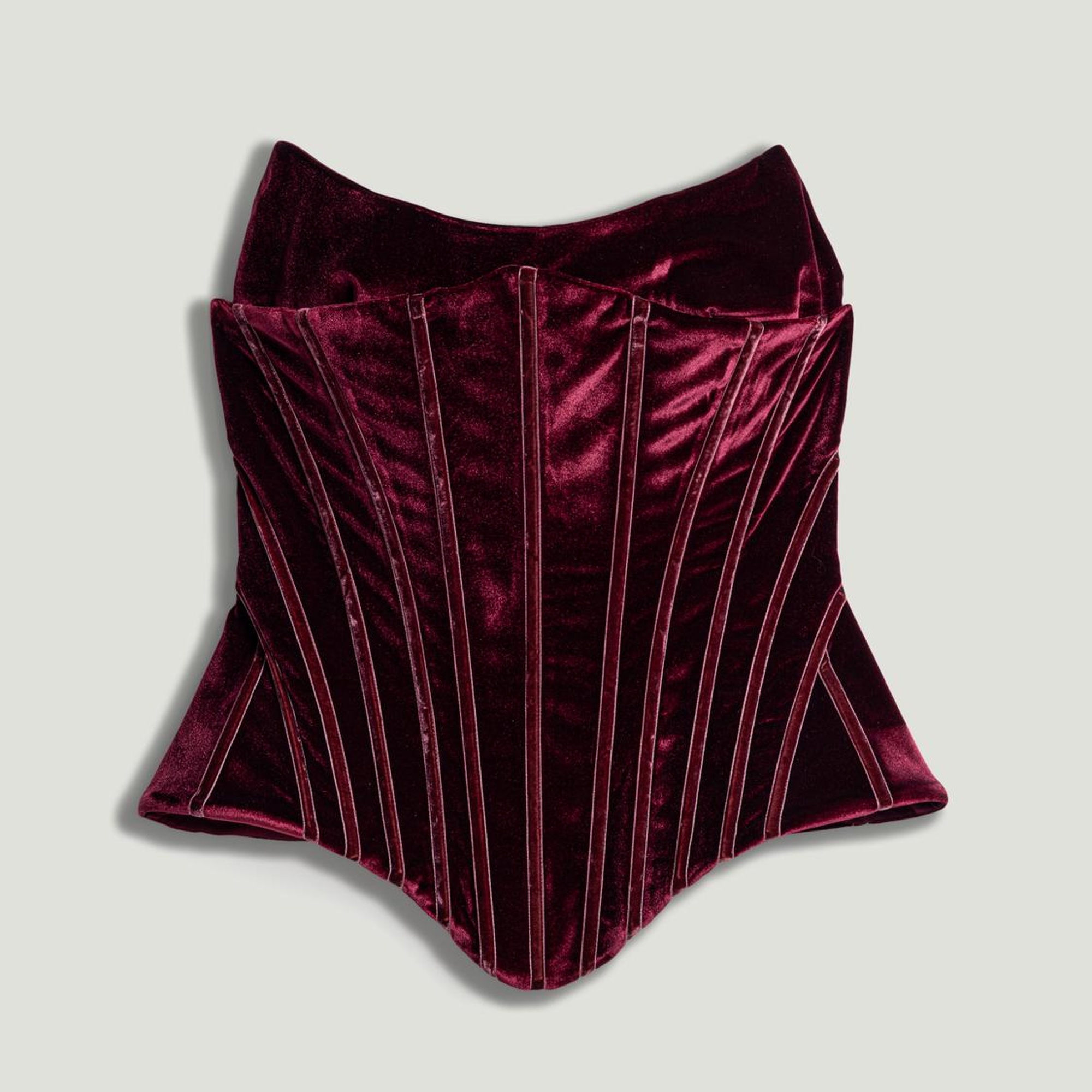 Kadife Balenli Korse Büstiyer